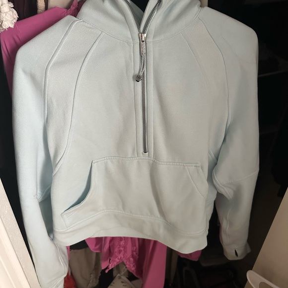 Lululemon Half zip scuba with hood - Picture 1 of 4